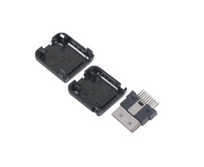 MINI USB 20P公頭焊線式