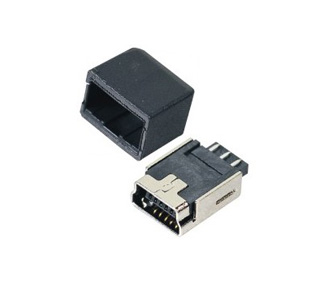 MINI USB 5P焊线式母座 B型