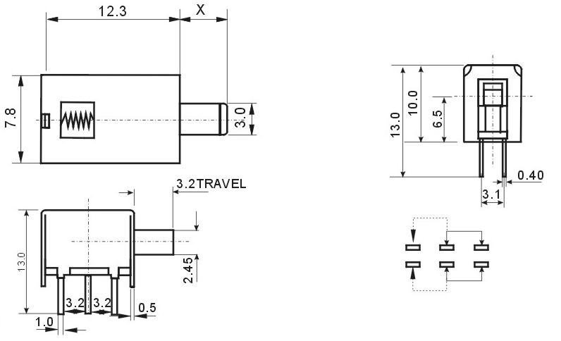 PS-22F15(2P2T)