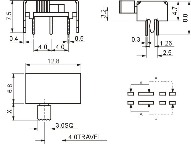 SK-22H07(2P2T)