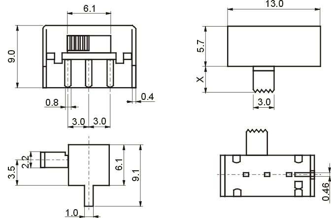 SK-12F14(1P2T)