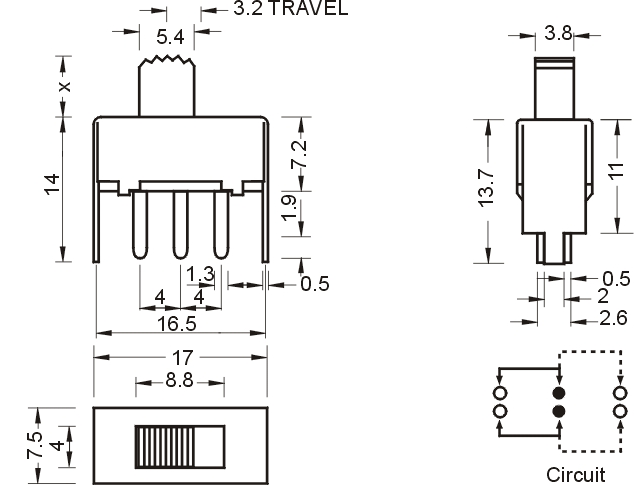 SS-22F12(2P2T)