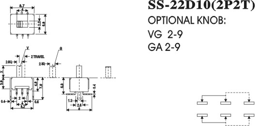 SS-22D10(2P2T)