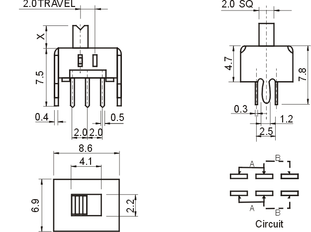 SS-22D07(2P2T)