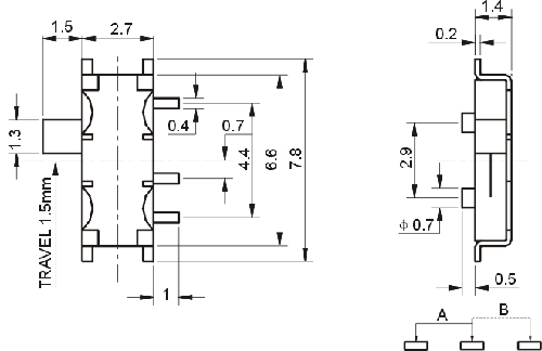 MSK-12C01-07(1P2T)