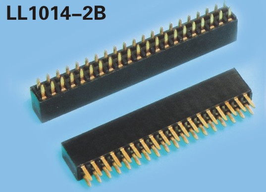 LL1014-2B 2.54mm 22PIN--240PIN双排直排母FEMALE HEADER