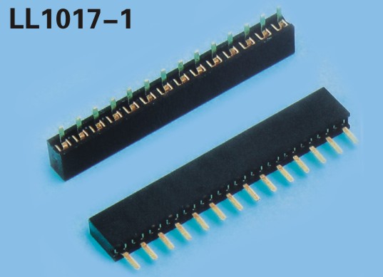 LL1017-2A 2.0MM 12PIN--140PIN單排直排母 H=6.35MM