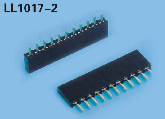 LL1017-2A 2.0MM 12PIN--140PIN单排直排母 H=6.35MM