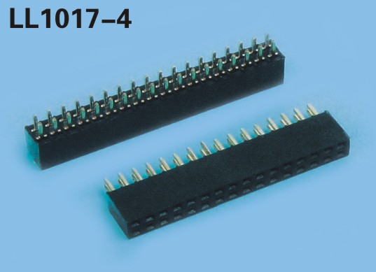 LL1017-4A 2.0MM 22PIN--240PIN双排直排母座 H=6.35MM