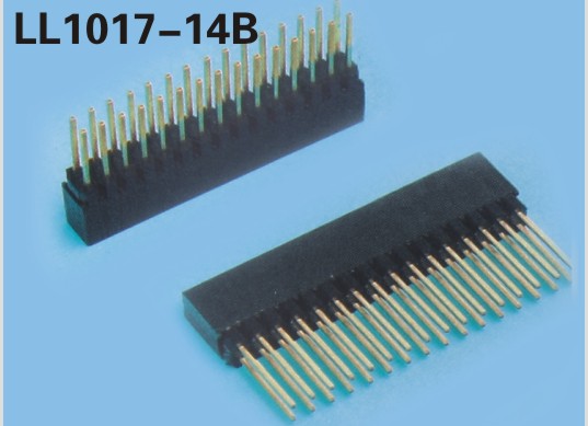 LL1017-14B 2.0MM 22PIN--240PIN雙排加長(zhǎng)排母座 長(zhǎng)腳排母H=6.35