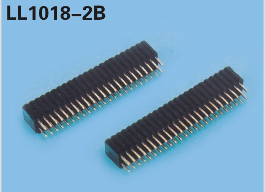 LL1018-2B 1.27MM 22PIN--240PIN雙排直排母座 排針排母H=4.6MM 