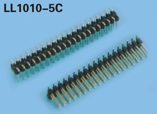 LL1010-5C 2.54MM 21PIN--240PIN双排贴片排针 SMT排针