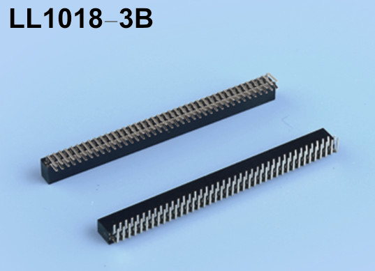 LL1018-3B 1.27MM 240双排弯排母 双排弯座 H=2.03.44.3MM