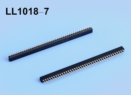 LL1018-1A 1.27MM 12PIN--140PIN單排直排母座 排針排母