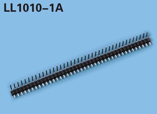  LL1010-1A 2.54MM 1*1PIN--1*40PIN單排彎排針，單排彎針，標(biāo)準(zhǔn)正彎