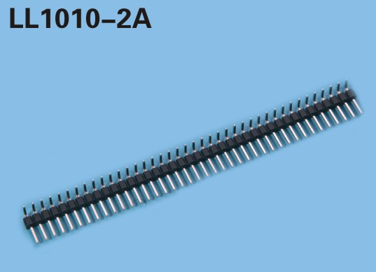  LL1010-1A 2.54MM 1*1PIN--1*40PIN單排彎排針，單排彎針，標(biāo)準(zhǔn)正彎