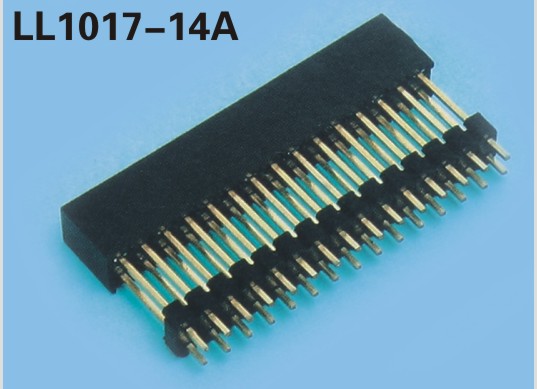 LL1017-14A 2.0MM 2*2PIN--2*40PIN双排加长排母 H=6.35MM