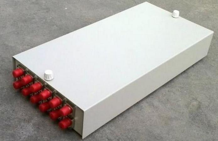 滿配12芯光纜終端盒光纖熔接盒FC含法蘭尾纖原始圖片2
