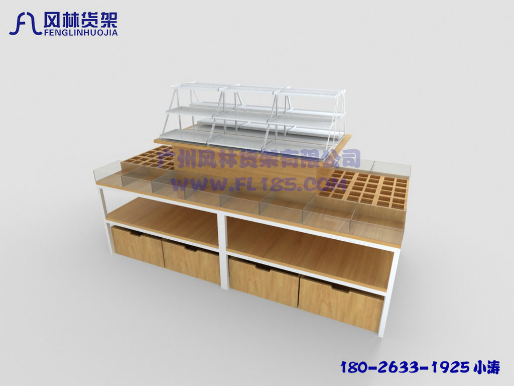 廣州風(fēng)林貨架，母嬰店裝修，母嬰店貨架原始圖片2