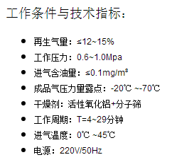 無熱再生吸干機