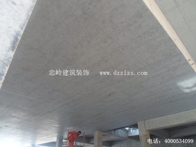 清水混凝土色差修補(bǔ)  忠?guī)X建筑裝飾原始圖片3