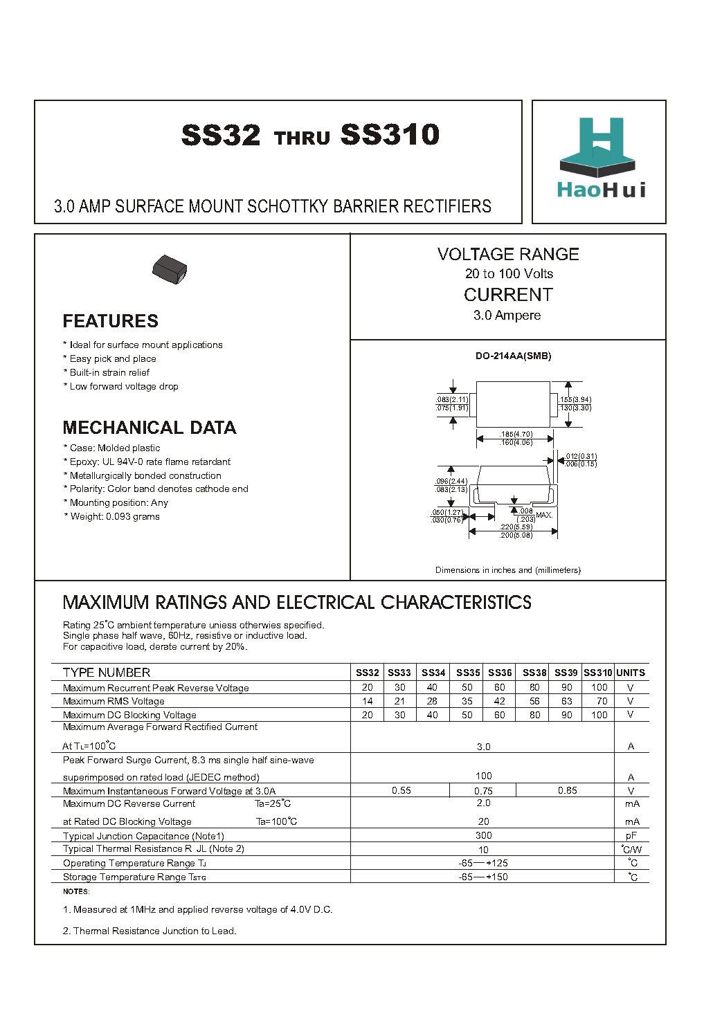 工廠熱銷SS36    SMB貼片肖特基二極管無鉛環(huán)保現(xiàn)貨批發(fā)原始圖片3