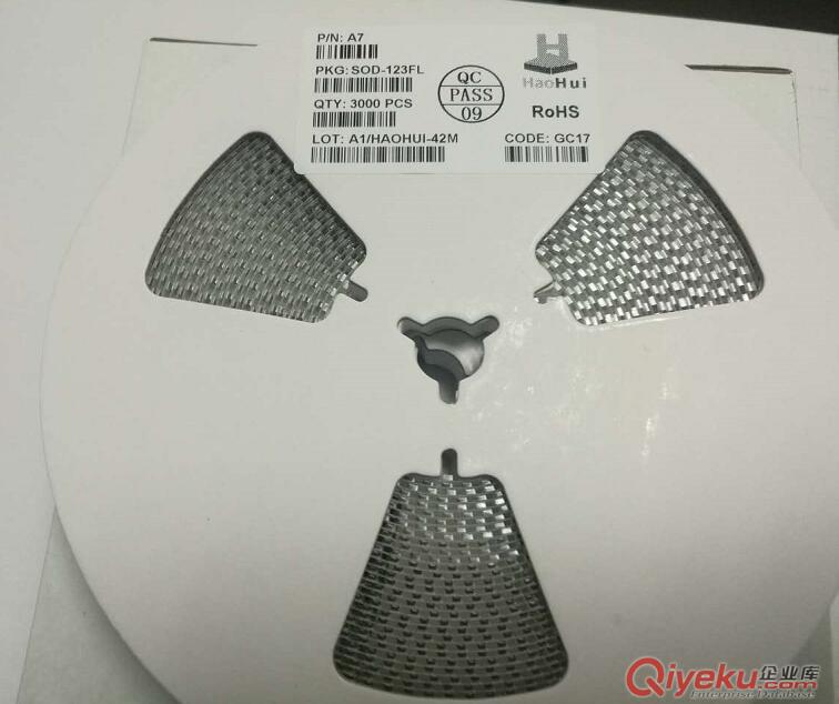 工廠批發(fā)貼片F(xiàn)7   SOD-123FL超薄小體積快恢復(fù)二極管無鉛環(huán)保